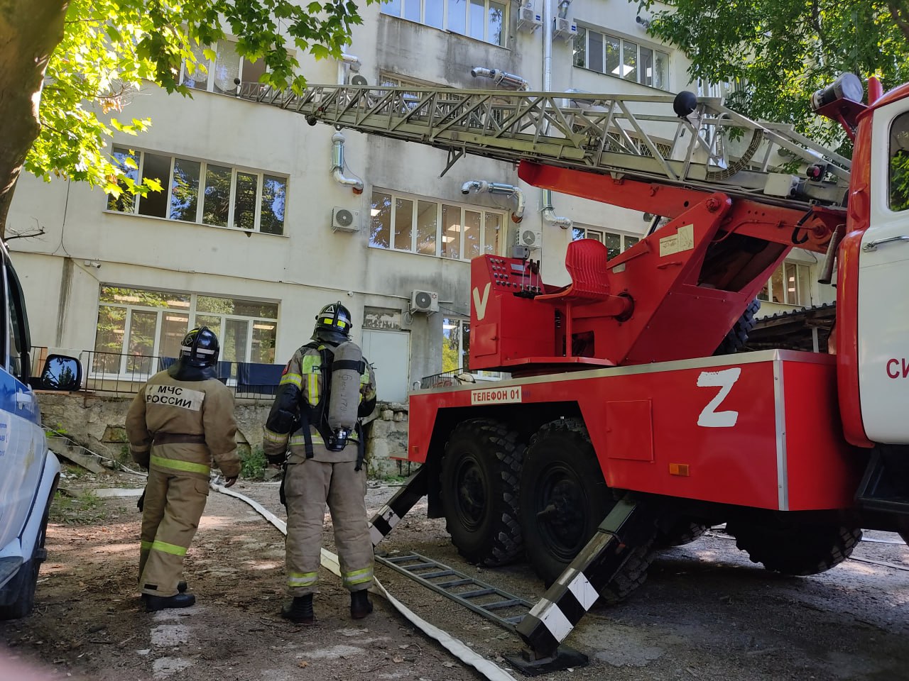 В симферопольской больнице прошли масштабные учения МЧС - Лента новостей  Крыма