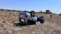 В Сакском районе Крыма опрокинулся Land Cruiser: погиб водитель