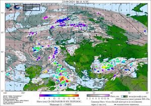 Обзор погодных условий в Европейском регионе в период с 21 по 23 сентября 2024 г. Обзор погодных условий в Европейском регионе в период с 21 по 23 сентября 2024 г.