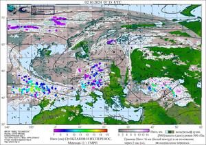 Обзор погодных условий в Европейском регионе в период с 1 по 2 октября 2024 г. Обзор погодных условий в Европейском регионе в период с 1 по 2 октября 2024 г.