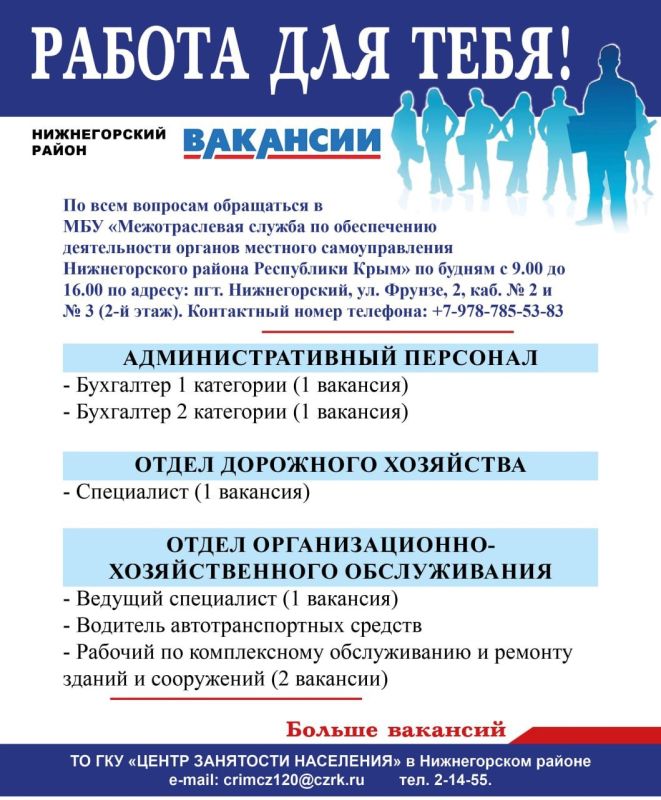 Вакансии Вакансии