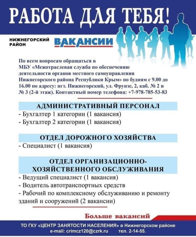Вакансии Вакансии