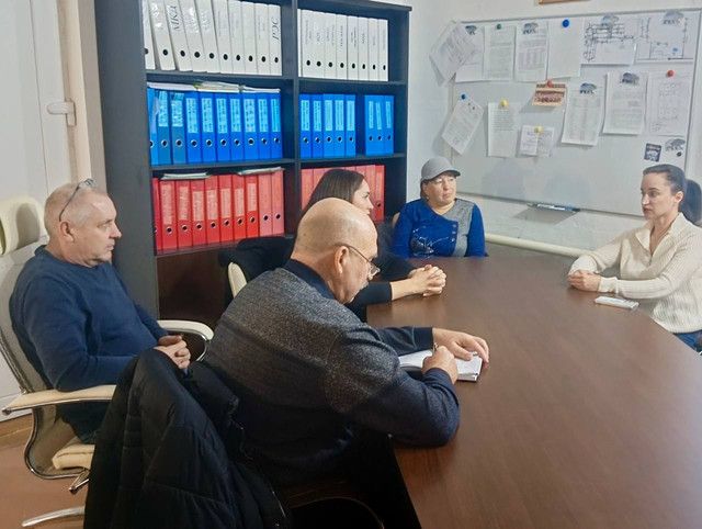 Рабочая поездка главы района Ольги Петровой в село Ленинское