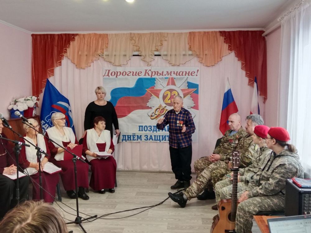 В ГБУ РК «ЦСО Раздольненского района» состоялось праздничное мероприятие «Солдаты Победы: наследие и наследники» В ГБУ РК «ЦСО Раздольненского района» состоялось праздничное мероприятие «Солдаты Победы: наследие и наследники»