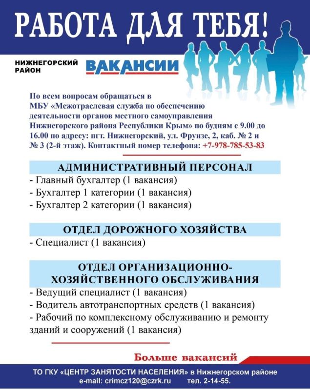 Вакансии Вакансии