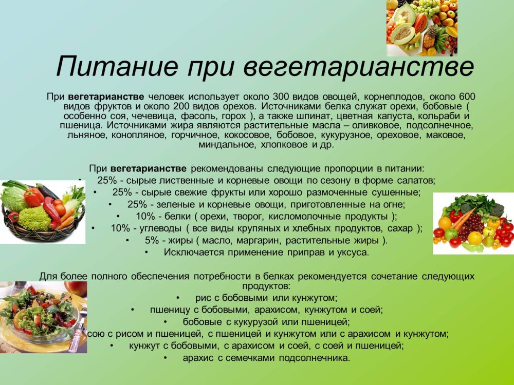 Вегетарианство: как сбалансировать рацион