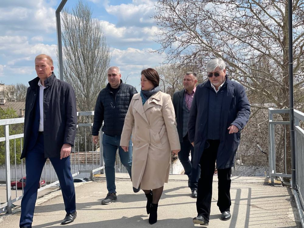 Джанкой посетила председатель Комитета Государственного Совета Республики Крым по транспорту, жилищно-коммунальному и дорожному хозяйству Оксана Сацик