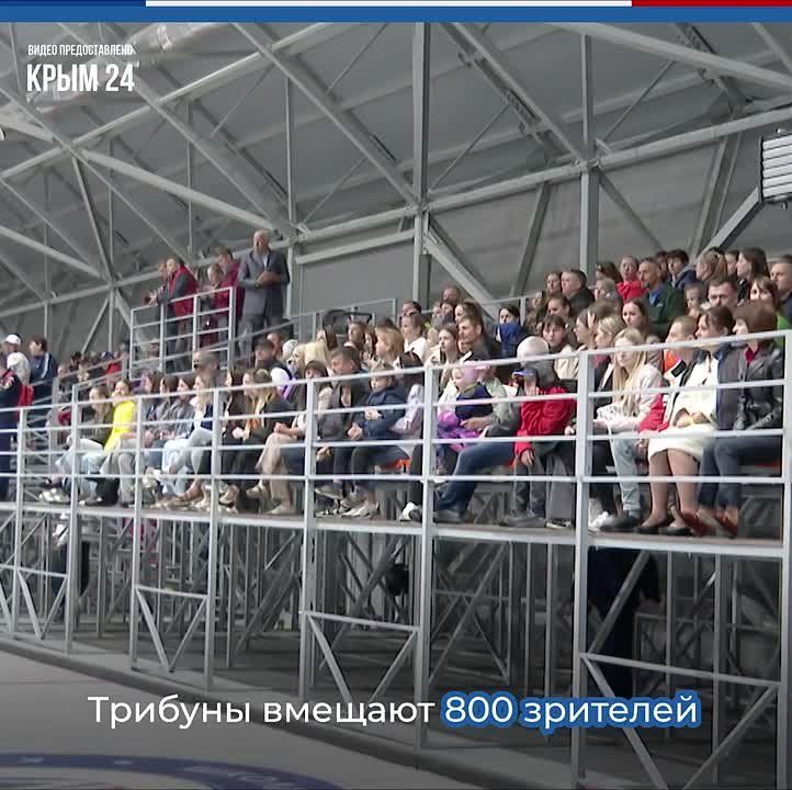 Третий в Крыму ледовый каток Спортивной школы зимних видов спорта «Наследие» открылся в Керчи