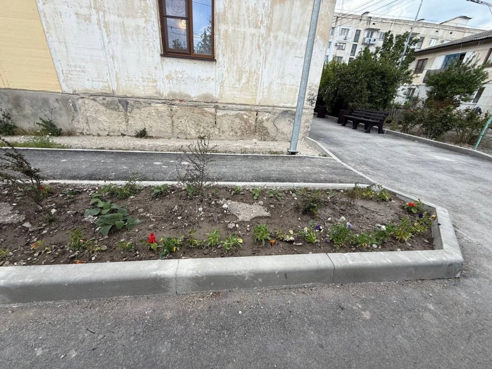 В районе центральной котельной были высажены новые цветы! В районе центральной котельной были высажены новые цветы!