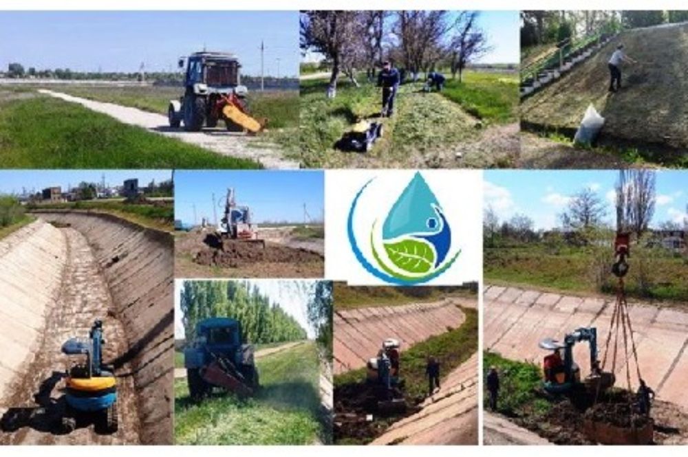 На объектах государственной мелиоративной сети продолжается выполнение уходных работ