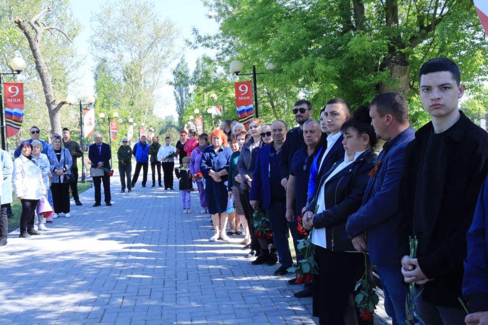 В Белогорском районе Крыма открыли сквер памяти землякам, которые погибли в ходе СВО