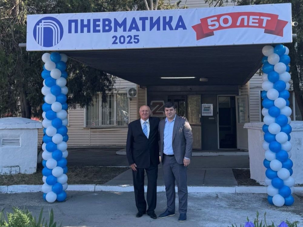 Анушаван Агаджанян: Поздравляю руководство и работников симферопольского завода «Пневматика» с юбилеем — 50-летием со дня основания!