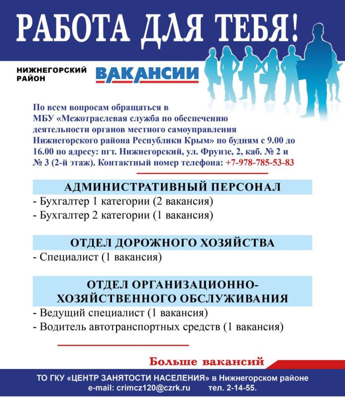 Вакансии Вакансии