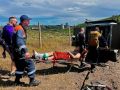 В Крыму спасли велосипедиста, который повредил ногу на дороге