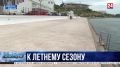 Пляж «Хрустальный» в Севастополе готовят к приезду туристов