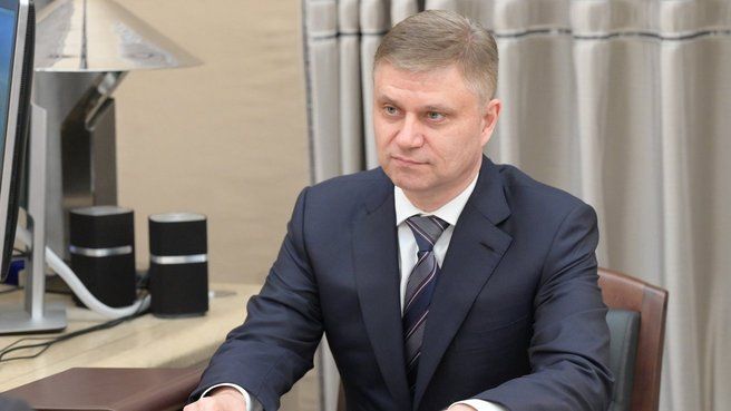 Встреча Михаила Мишустина с генеральным директором – председателем правления ОАО «Российские железные дороги» Олегом Белозёровым