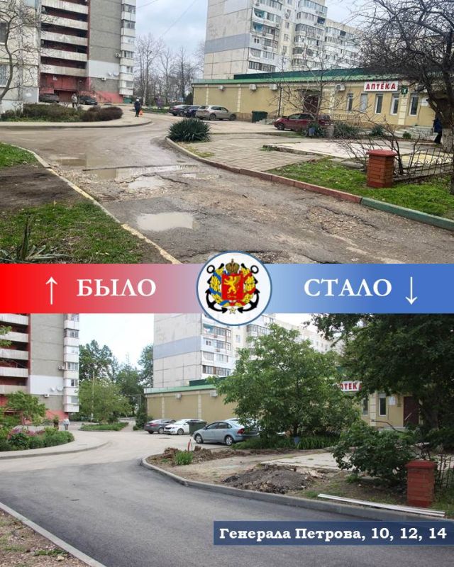 Олег Каторгин: В Керчи продолжается благоустройство придомовых территорий