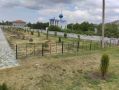 В селе Красногвардейском Советского района проводятся работы по благоустройству общественной территории «Парк души»