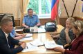 Детский правозащитник Светлана Савченко на рабочем совещании в прокуратуре Республики Крым