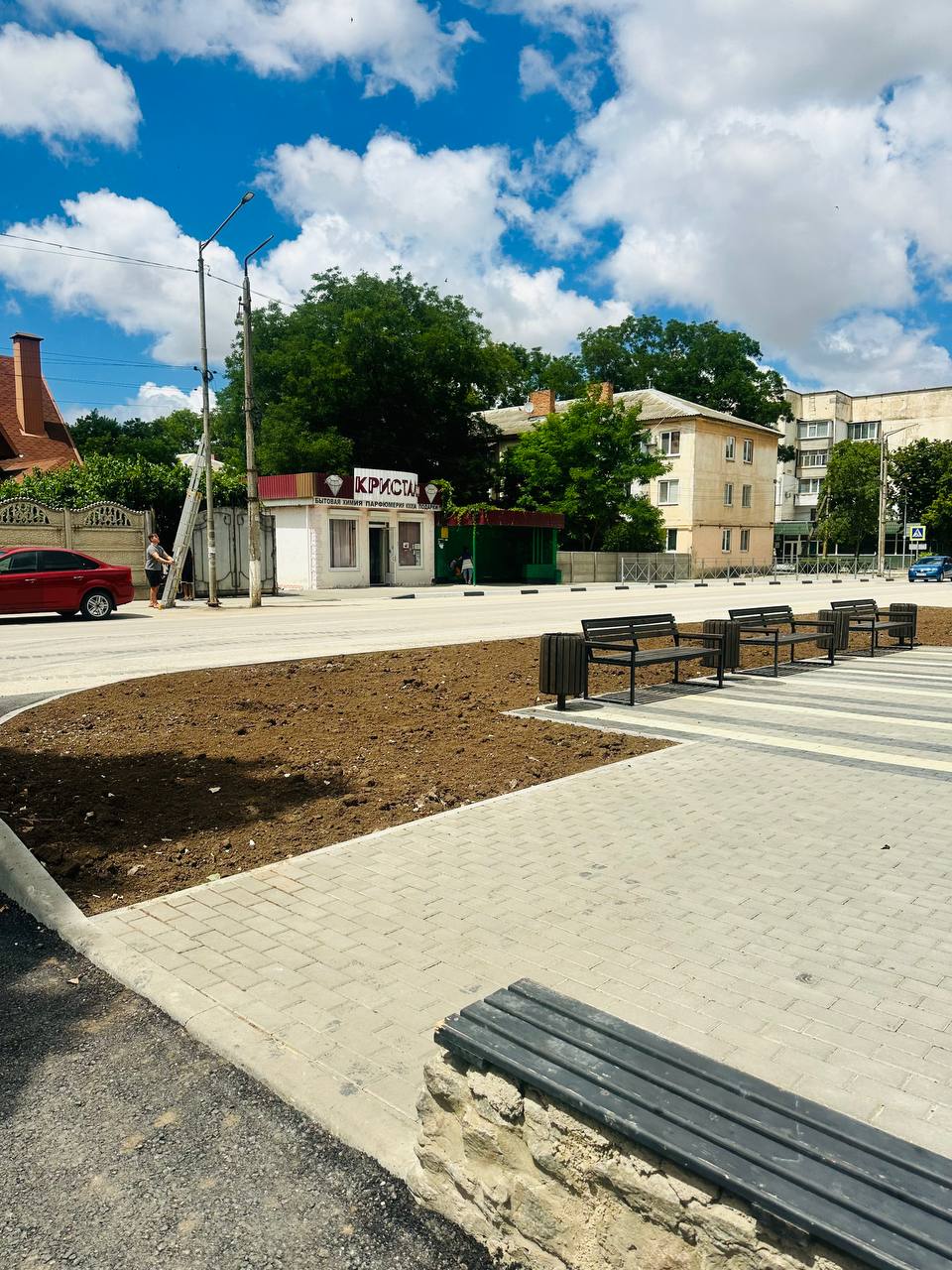 В Ленинском районе завершены работы по благоустройству общественных пространств В Ленинском районе завершены работы по благоустройству общественных пространств