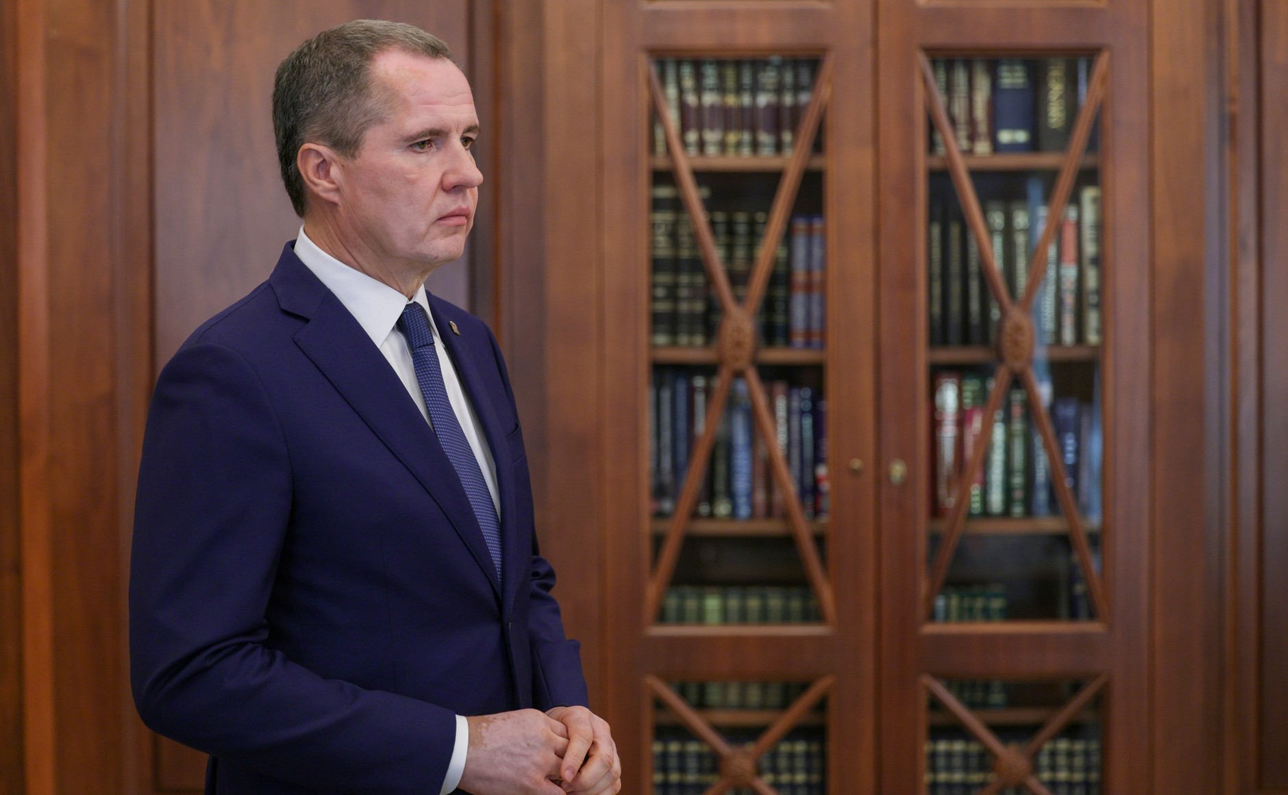 Владимир Путин провёл рабочую встречу с губернатором Белгородской области Вячеславом Гладковым Владимир Путин провёл рабочую встречу с губернатором Белгородской области Вячеславом Гладковым
