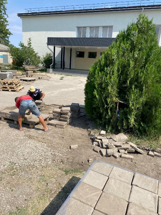 В селе Пушкино начаты работы второго этапа капитального ремонта Дома культуры В селе Пушкино начаты работы второго этапа капитального ремонта Дома культуры