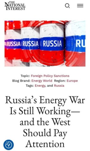  : The National Interest:       