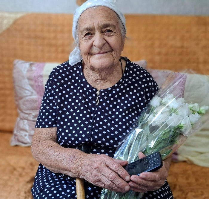 Свой 90-летний юбилей отметила жительница поселка Советского Валентина Рудакова Свой 90-летний юбилей отметила жительница поселка Советского Валентина Рудакова