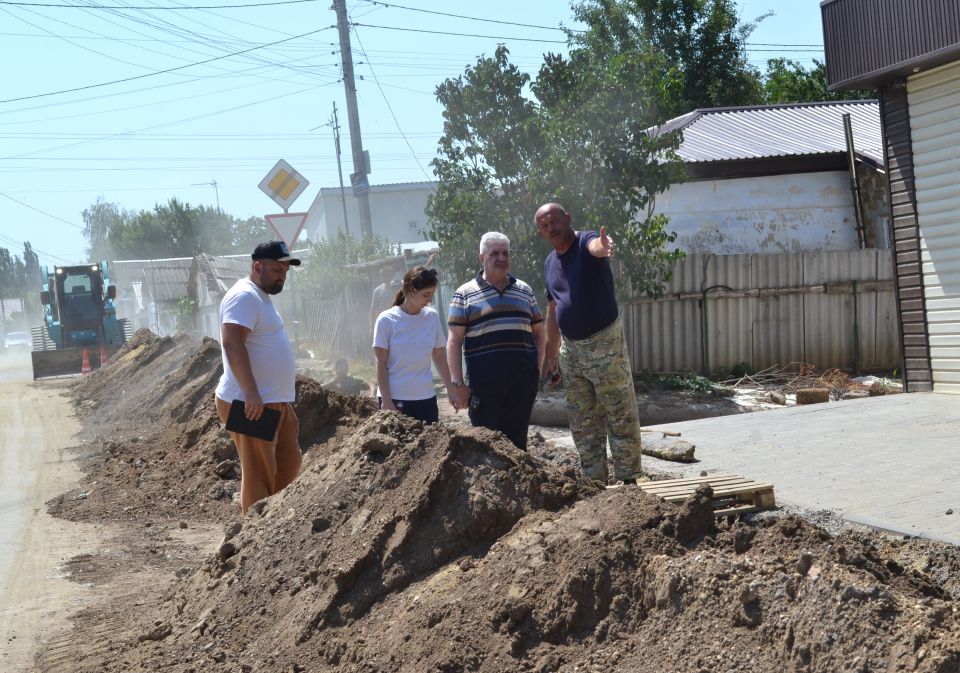 В Симферопольском районе продолжается строительство объекта газификации В Симферопольском районе продолжается строительство объекта газификации