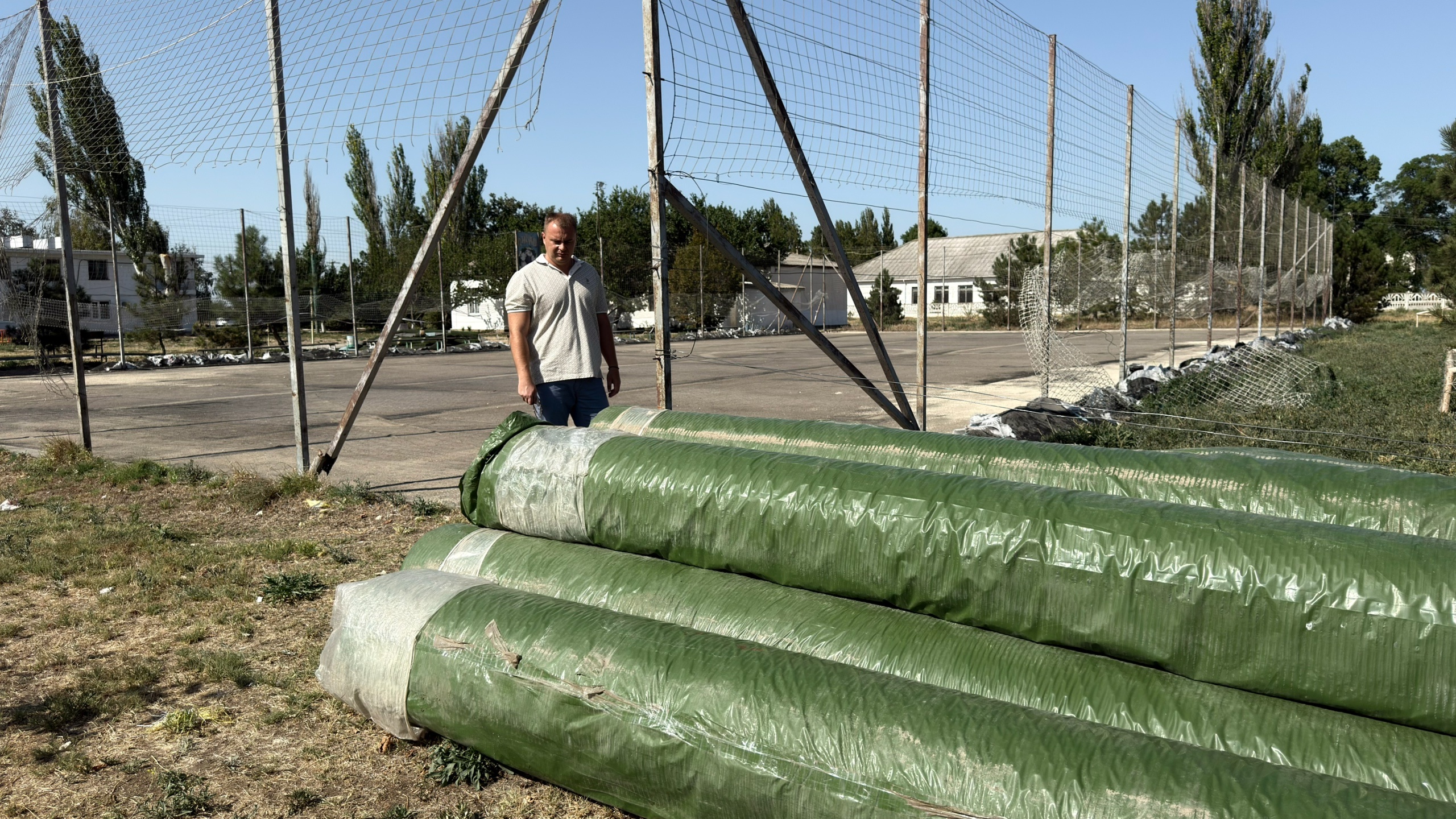 В с.Пшеничное продолжается реализация спортивного объекта В с.Пшеничное продолжается реализация спортивного объекта