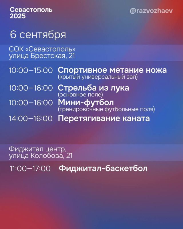 Сегодня в Севастополе стартовал 16-й фестиваль культуры и спорта народов Юга России Сегодня в Севастополе стартовал 16-й фестиваль культуры и спорта народов Юга России