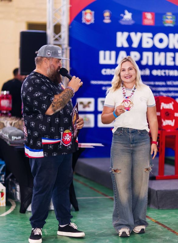 Ольга Торубарова: 14 сентября в Симферополе состоялся фестиваль силовых видов спорта «Кубок Шарлиева»— ключевое событие в рамках проекта «Крым богатырский 2025»
