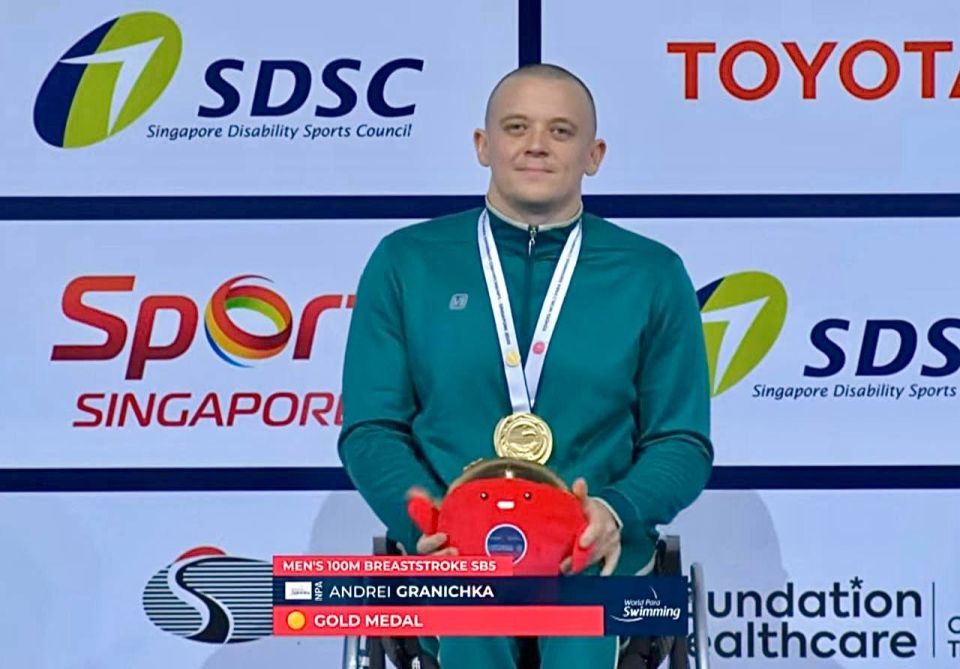 Михаил Развожаев: Андрей Граничка завоевал две медали чемпионата мира по паралимпийскому плаванию!
