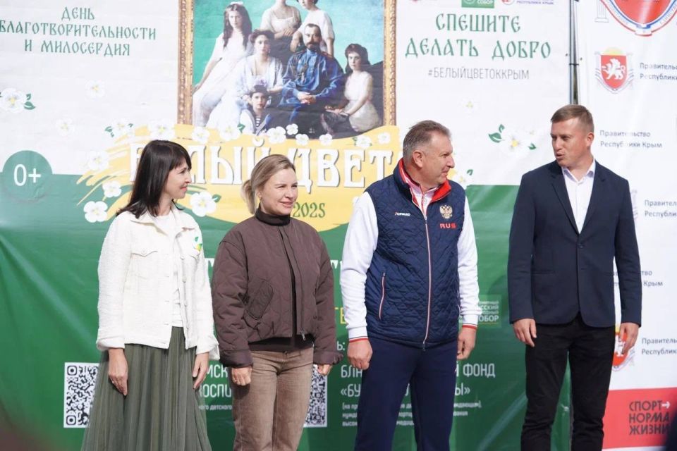 Ольга Торубарова: Спортсмены Республики Крым поддержали своим участием акцию «Белый Цветок» Ольга Торубарова: Спортсмены Республики Крым поддержали своим участием акцию «Белый Цветок»