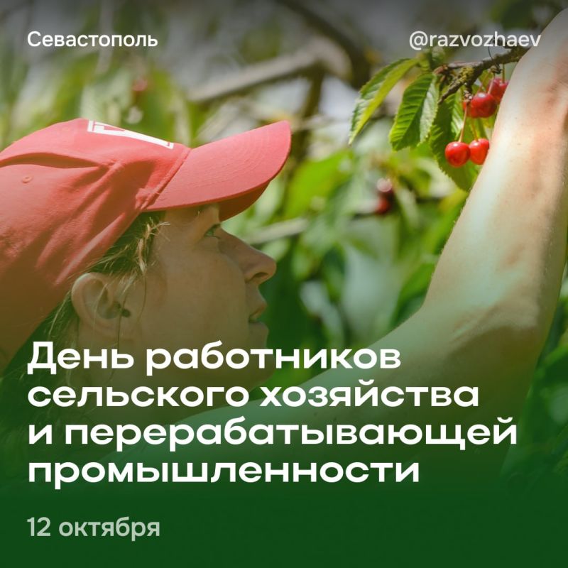 Михаил Развожаев: С праздником, наши труженики земли и моря!