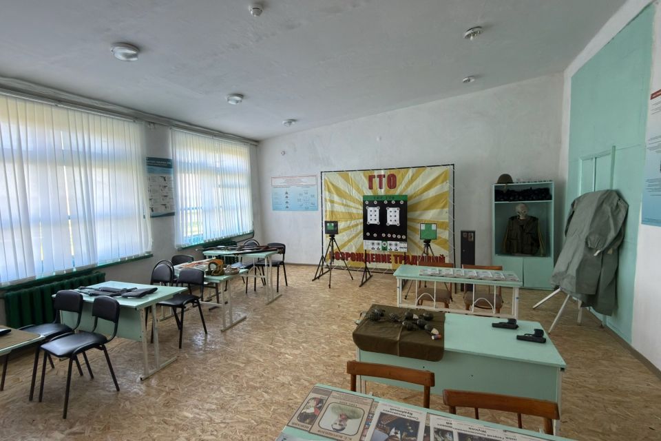 В школе с.Охотское появился кабинет патриотического воспитания