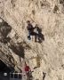 Вот так сейчас убирают повреждённую породу на Тропе Голицина
