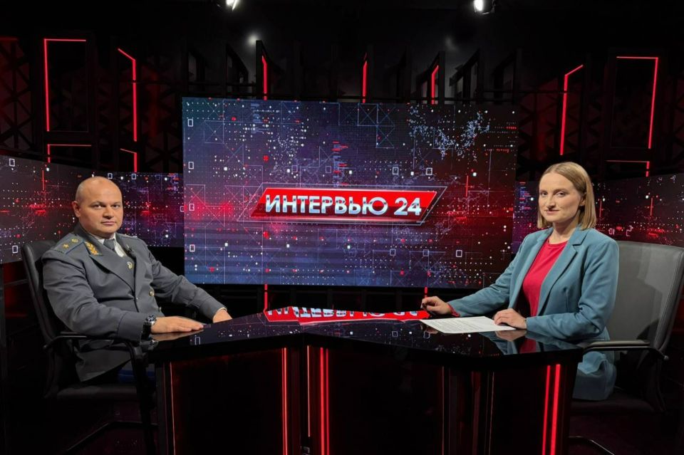 Начальник Инспекции по надзору за техническим состоянием самоходных машин и других видов техники Республики Крым- главный государственный инженер-инспектор Республики Крым Алексей Игнатенко принял участие в телепередаче «Интервью 24»