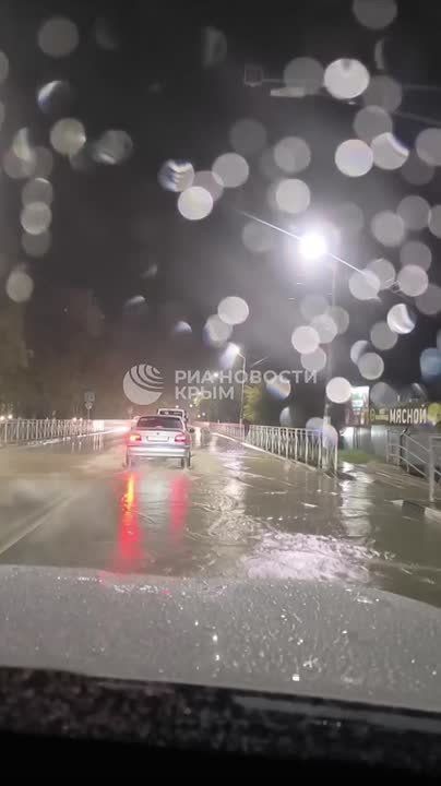 Обстановка на дорогах в Бахчисарае