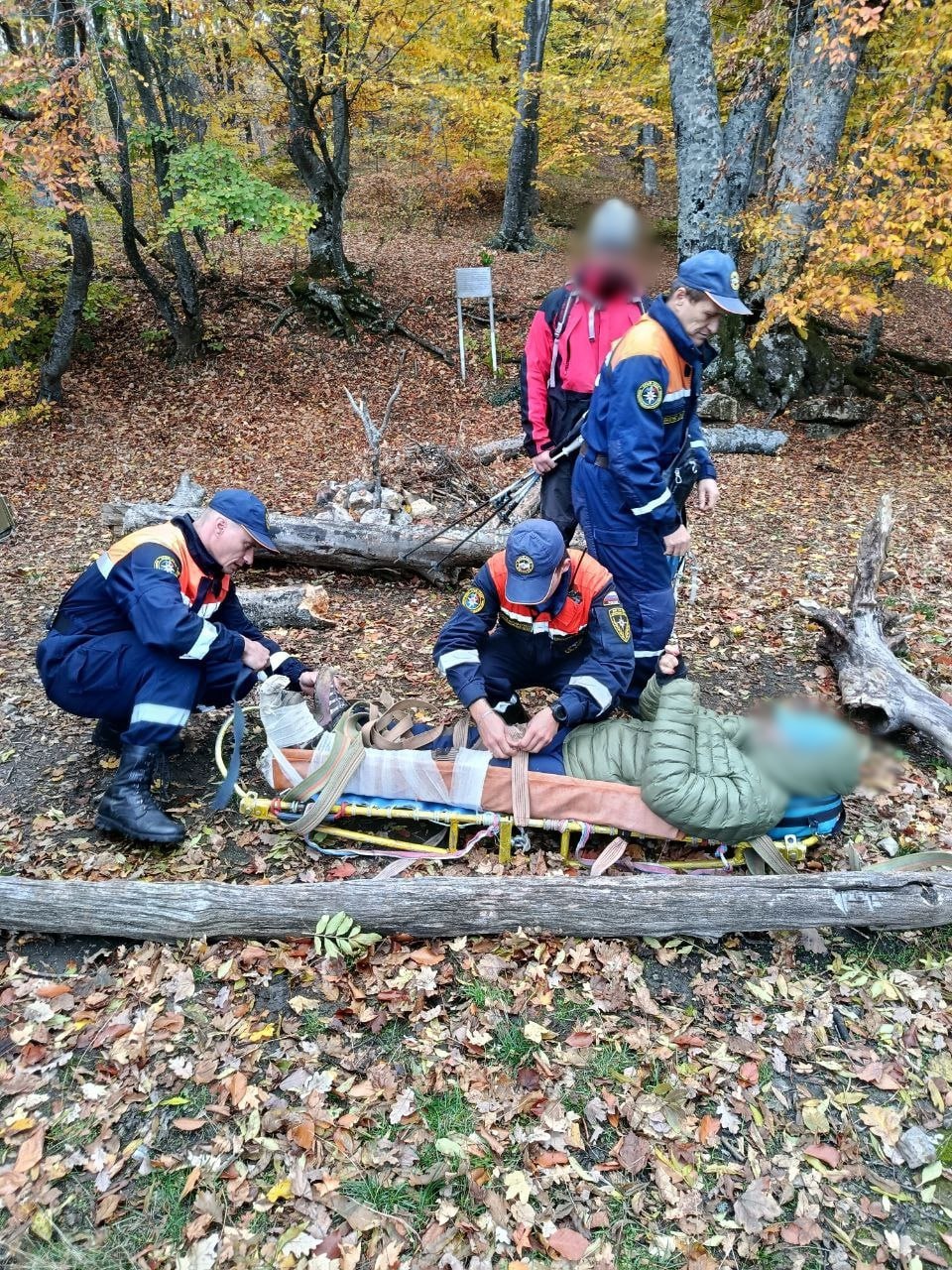 Туристка повредила ногу в горах Бахчисарайского района