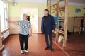 Игорь Крутьков: Завершены строительно-монтажные работы в здании СОШ № 1, расположенной в поселке Ленино, в части, касающейся санитарных узлов