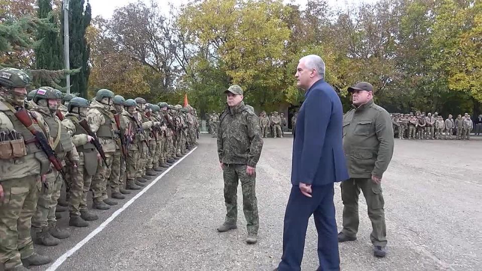 Бойцы «Барс-Крым» отправились для выполнения боевых задач в зону СВО