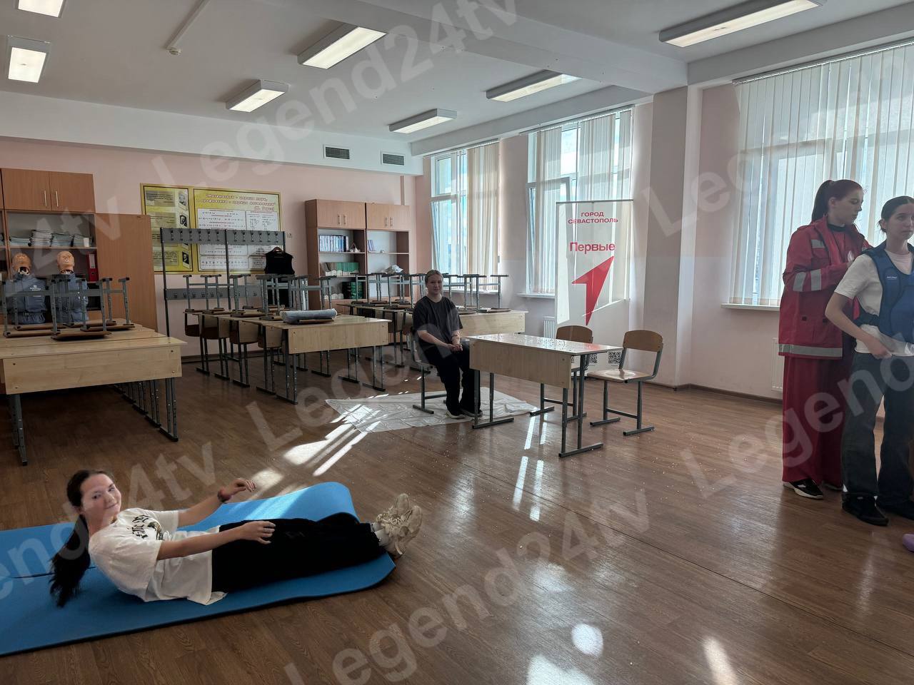 Севастопольские школьники соревнуются за первенство в региональном чемпионате по оказанию первой помощи