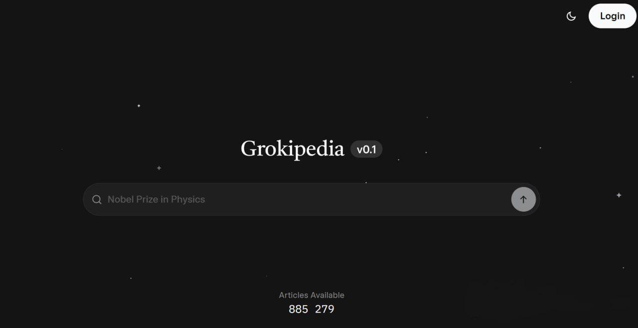 Илон Маск запустил собственную онлайн-энциклопедию — Grokipedia, призванную стать альтернативой идеологически ангажированной «Википедии»