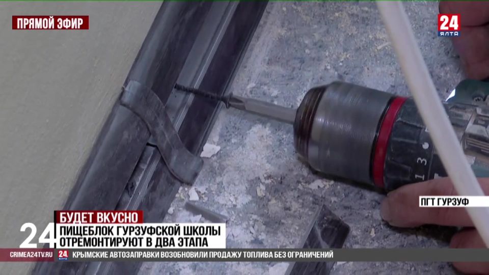 Школьные пищеблоки отремонтируют на Южном берегу Крыма