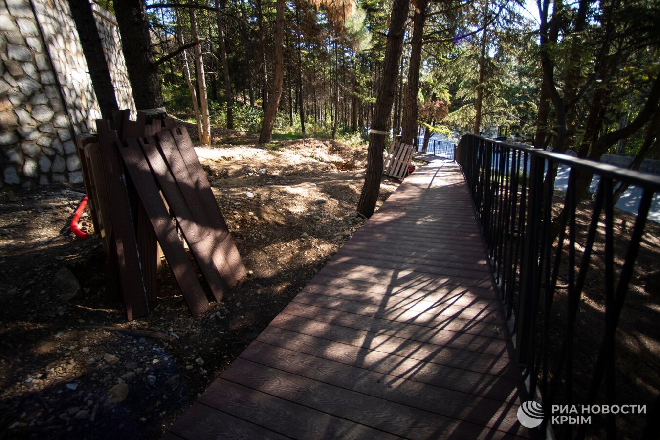 Новый парк для всех возрастов строят в Гурзуфе Новый парк для всех возрастов строят в Гурзуфе