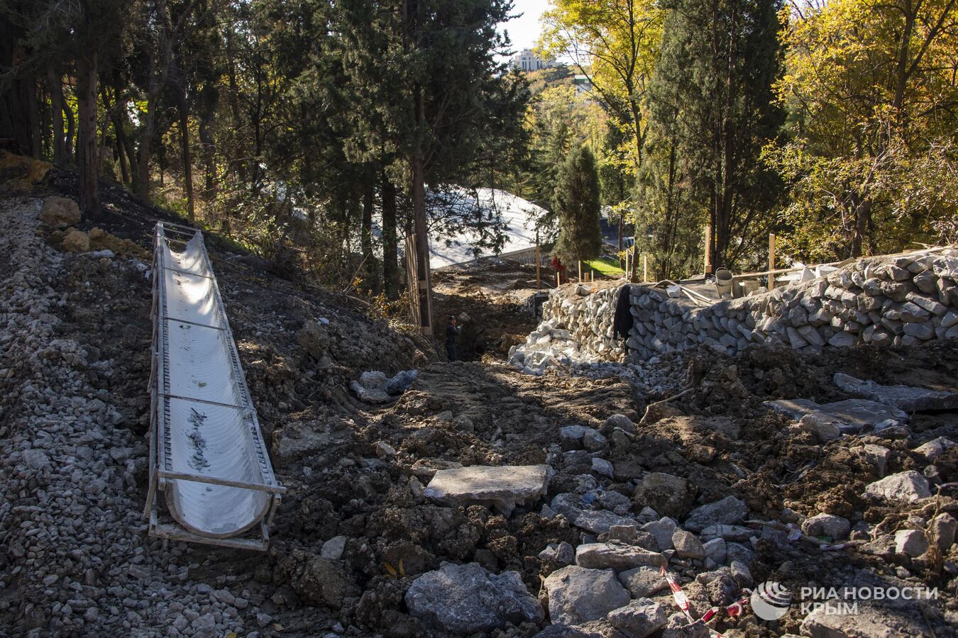 Новый парк для всех возрастов строят в Гурзуфе Новый парк для всех возрастов строят в Гурзуфе