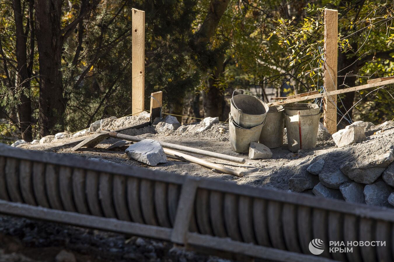 Новый парк для всех возрастов строят в Гурзуфе Новый парк для всех возрастов строят в Гурзуфе