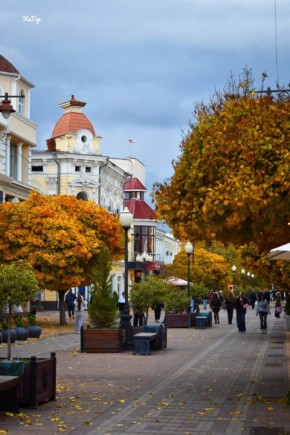 Осень украсила Симферополь яркими красками