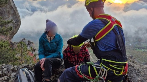 В Крыму женщина с ребенком заблудились в Долине Привидений